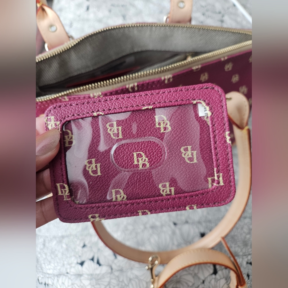 Dooney & Bourke Maroon Shoulder/Hand Bag - Picture 13 of 14